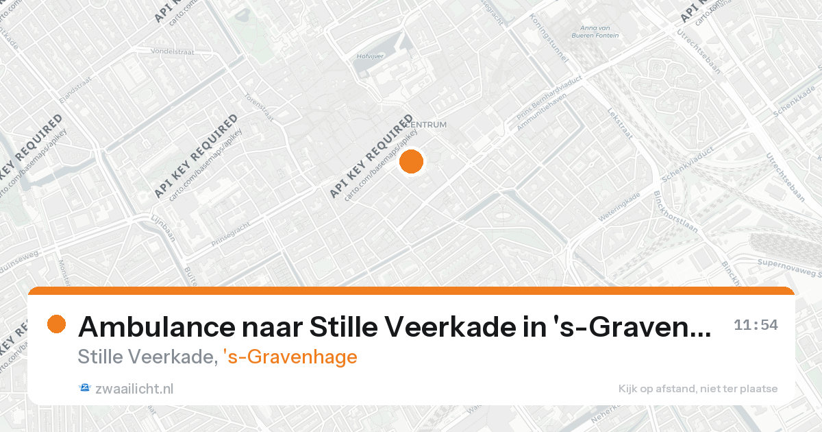 Ambulance naar Stille Veerkade in 's-Gravenhage — 26 aug 2026