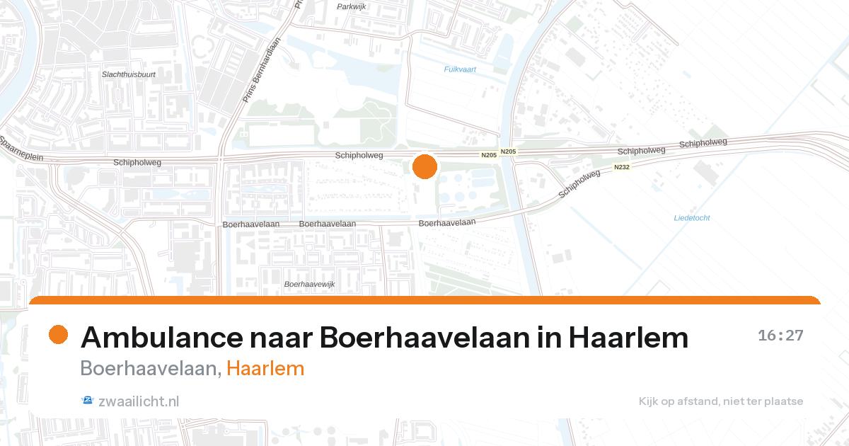 Ambulance naar Boerhaavelaan in Haarlem — 11 jun 2026