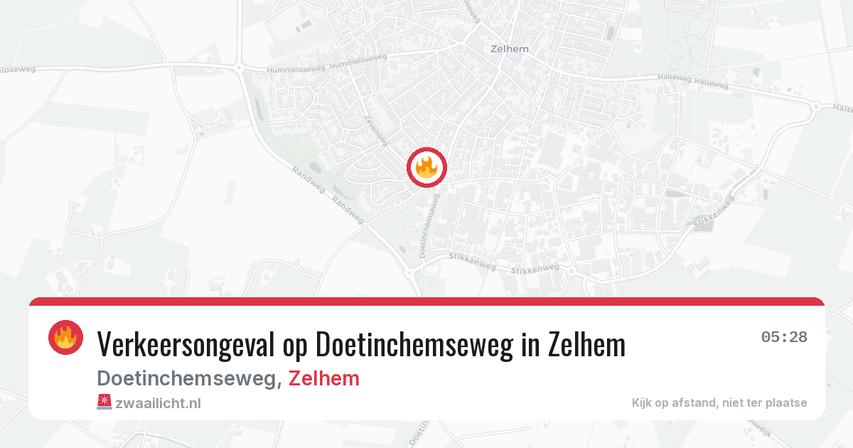 Verkeersongeval op Doetinchemseweg in Zelhem — 30 jun 2026