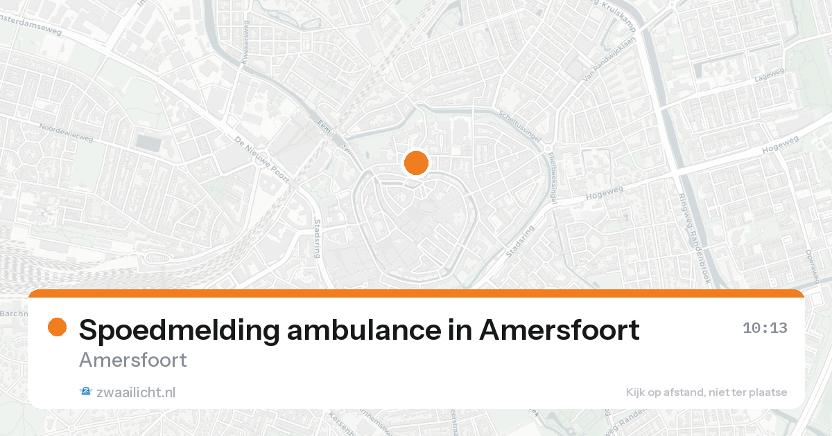 Spoedmelding ambulance in Amersfoort — 8 feb 2026