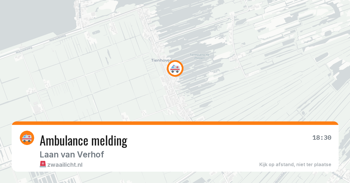 Ambulance melding — 29 jan 2026
