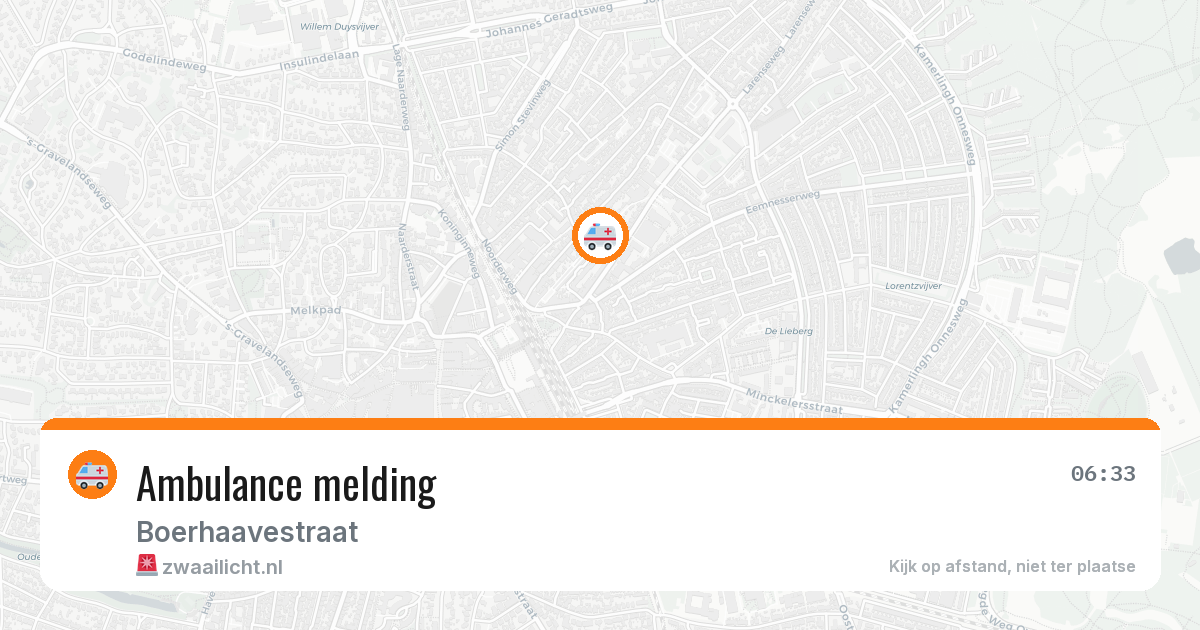 Ambulance melding — 23 jun 2026