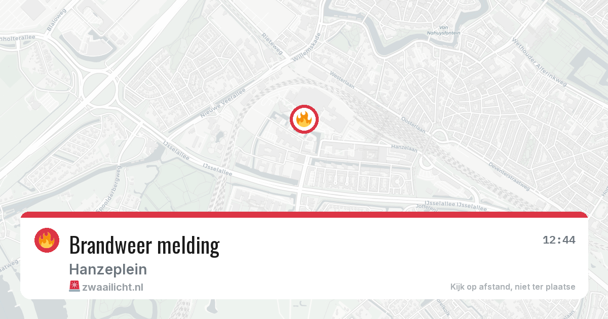 Brandweer melding — 23 jun 2026
