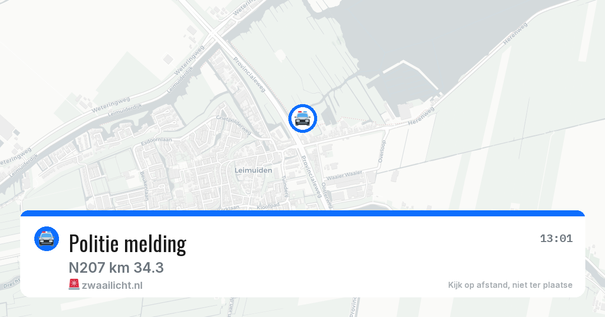 Politie melding — 23 mei 2026