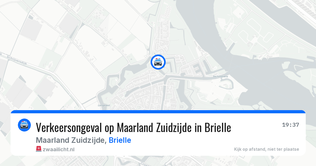 Verkeersongeval op Maarland Zuidzijde in Brielle — 29 jun 2026
