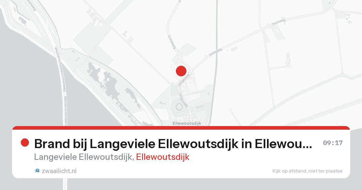 Brand bij Langeviele Ellewoutsdijk in Ellewoutsdijk — 20 aug 2026