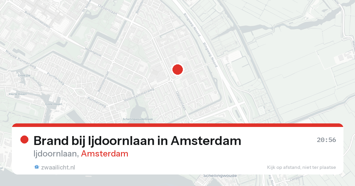 Brand bij Ijdoornlaan in Amsterdam — 18 jun 2026