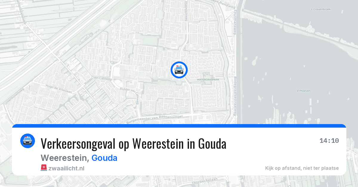 Verkeersongeval op Weerestein in Gouda — 3 jun 2026