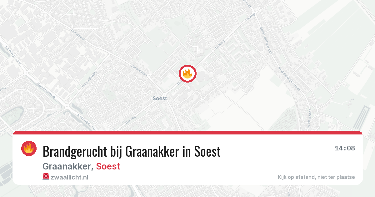Brandgerucht bij Graanakker in Soest — 10 jun 2026