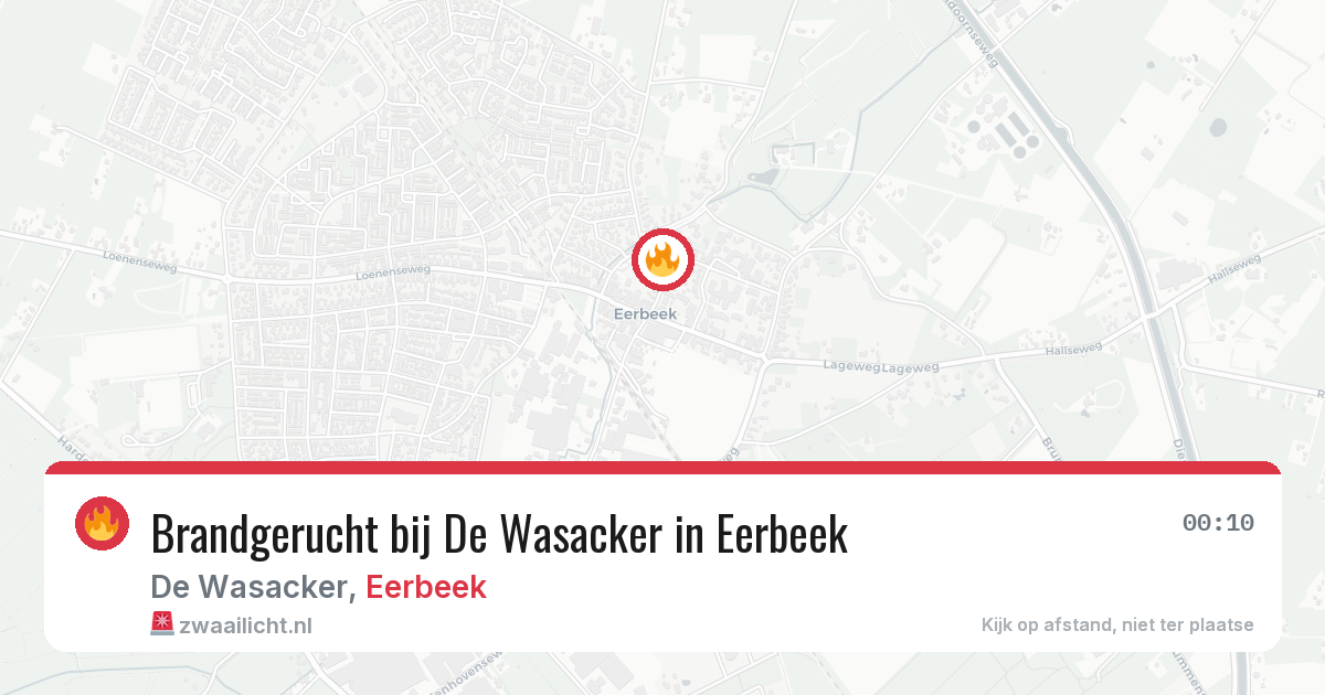Brandgerucht bij De Wasacker in Eerbeek — 4 apr 2026