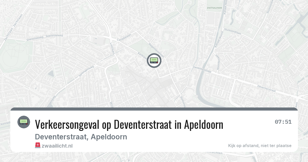 Verkeersongeval op Deventerstraat in Apeldoorn — 23 jun 2026