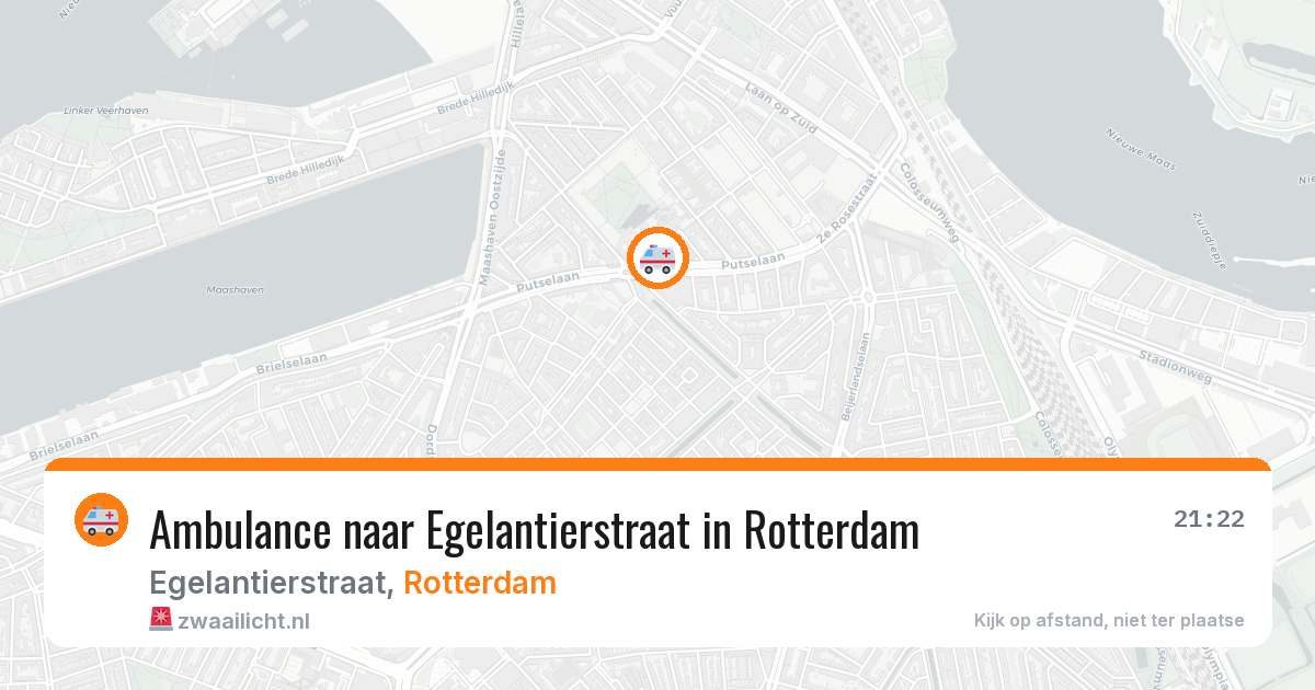 Ambulance naar Egelantierstraat in Rotterdam — 24 jul 2026