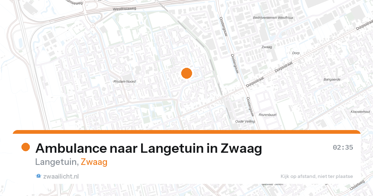 Ambulance naar Langetuin in Zwaag — 7 feb 2026