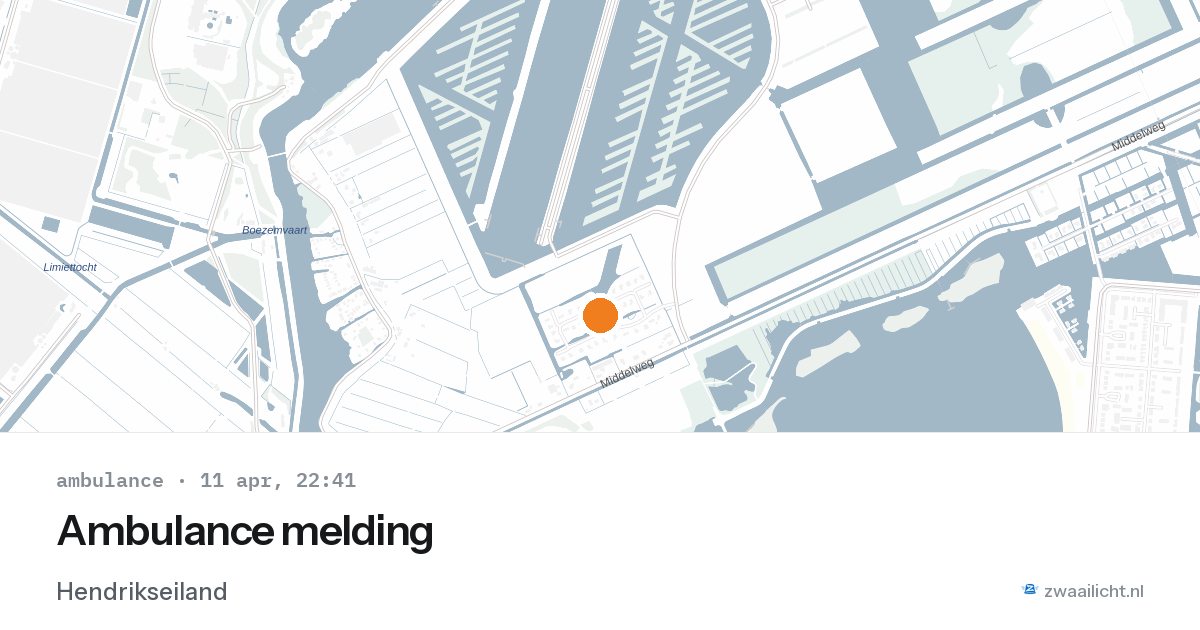 Ambulance melding — 11 apr 2026