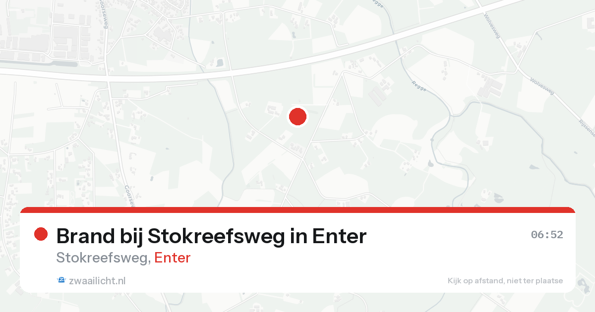 Brand bij Stokreefsweg in Enter — 12 aug 2026