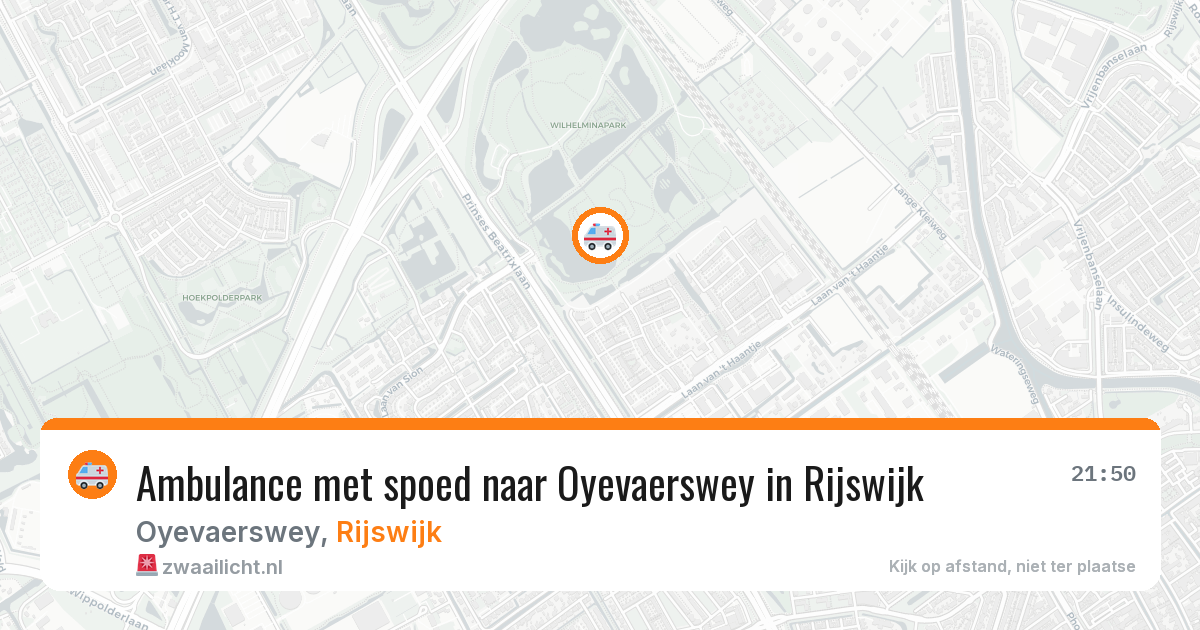 Ambulance met spoed naar Oyevaerswey in Rijswijk — 22 jan 2026