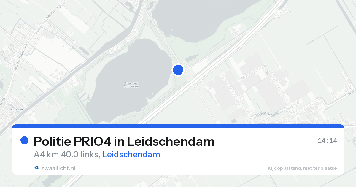 Politie PRIO4 in Leidschendam — 20 aug 2026 | 🚨 Zwaailicht.nl