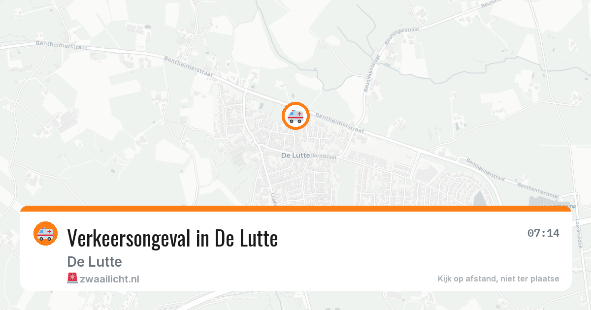 Verkeersongeval in De Lutte — 20 jun 2026