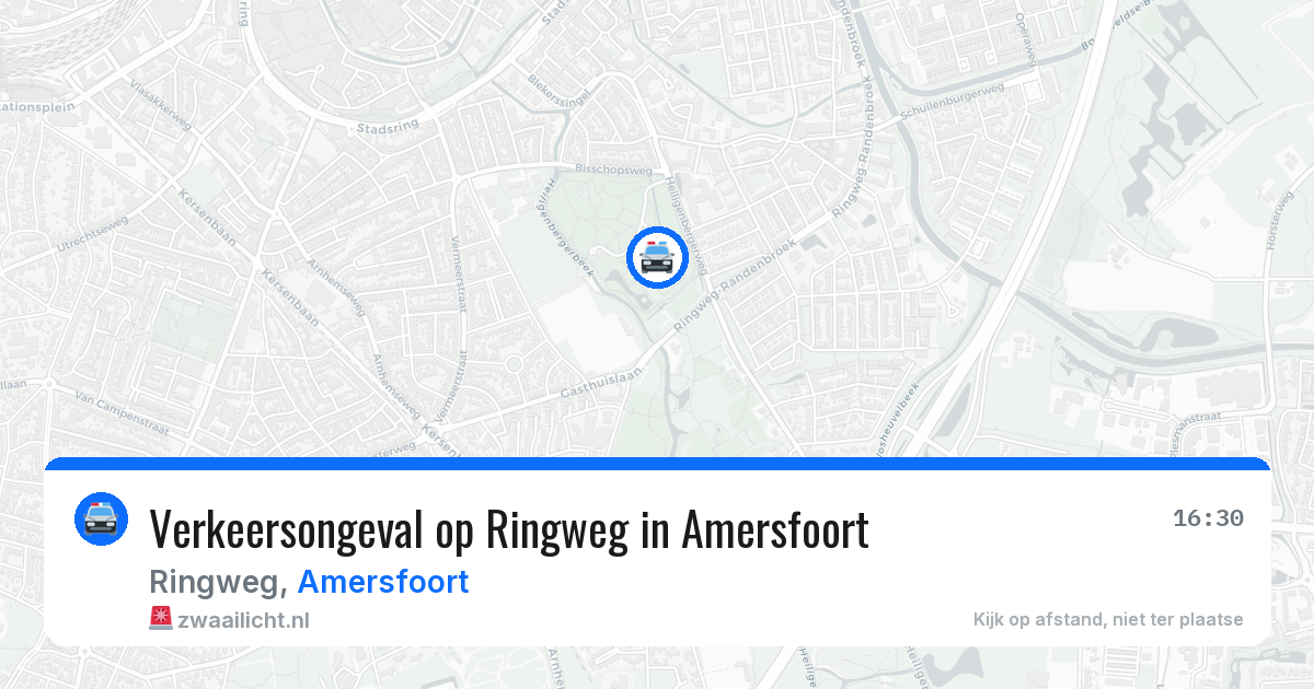 Verkeersongeval op Ringweg in Amersfoort — 4 jun 2026
