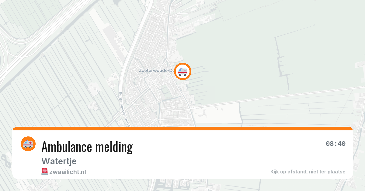 Ambulance melding — 14 jul 2026