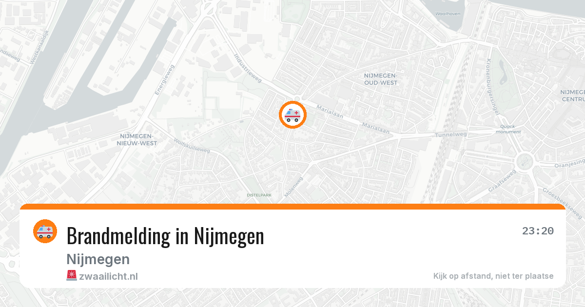 Brandmelding in Nijmegen — 11 jun 2026