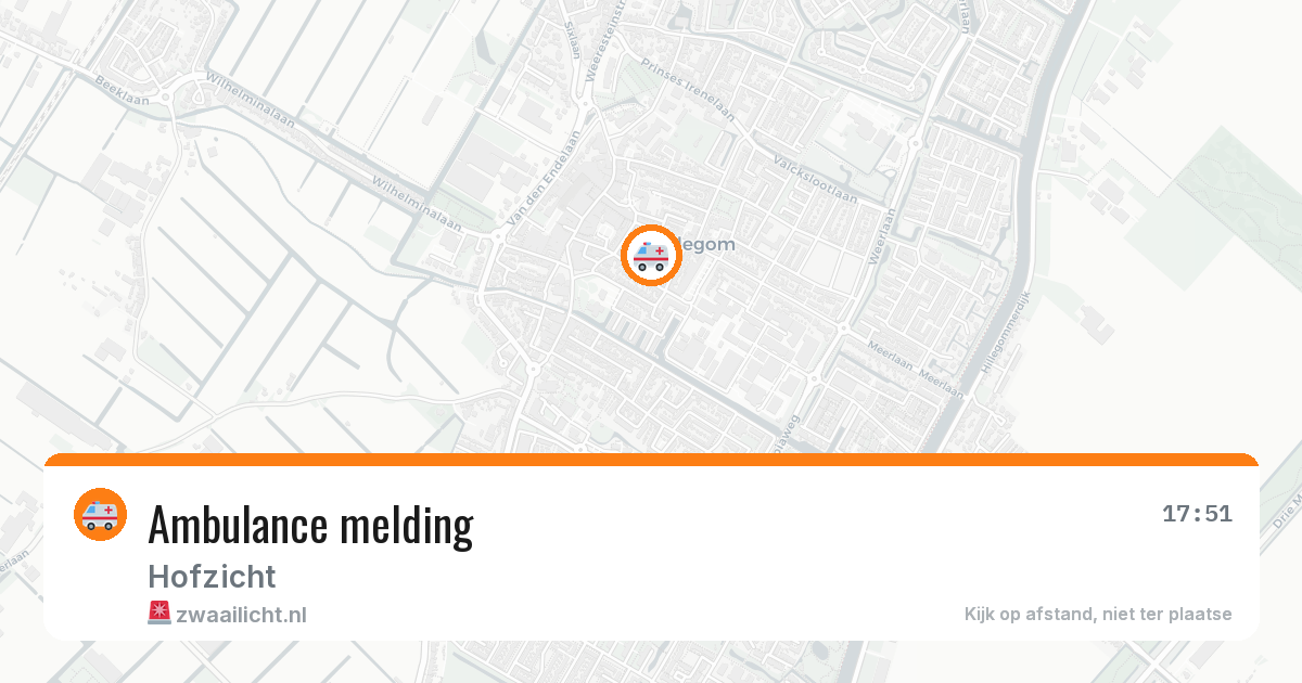 Ambulance melding — 28 mei 2026