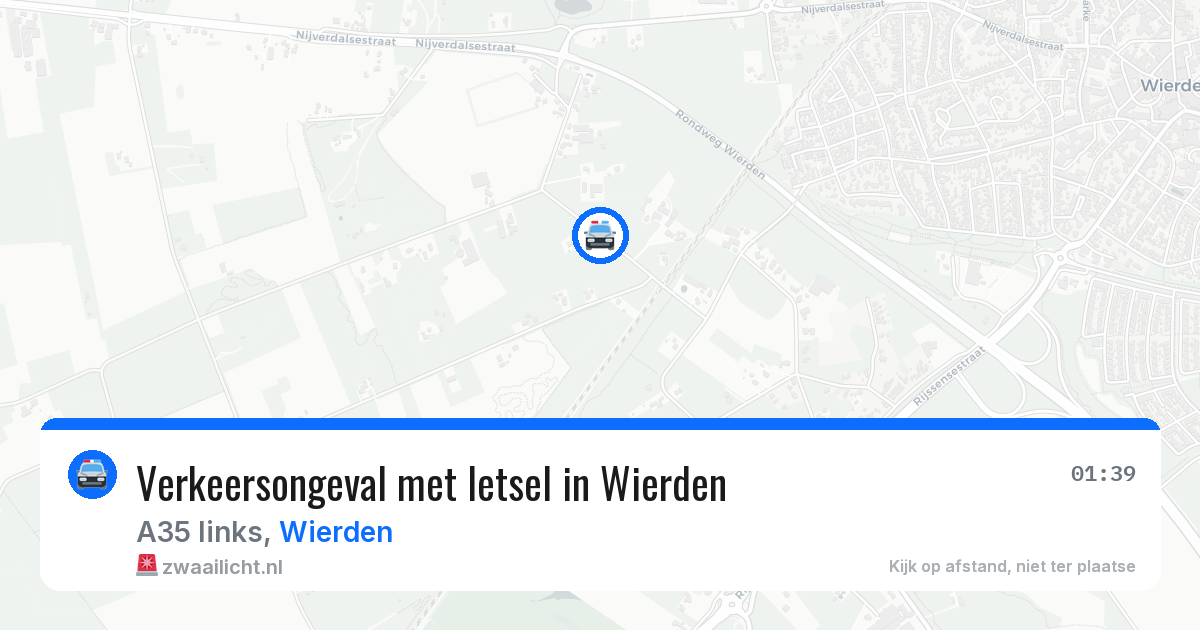 Verkeersongeval met letsel in Wierden — 21 mei 2026