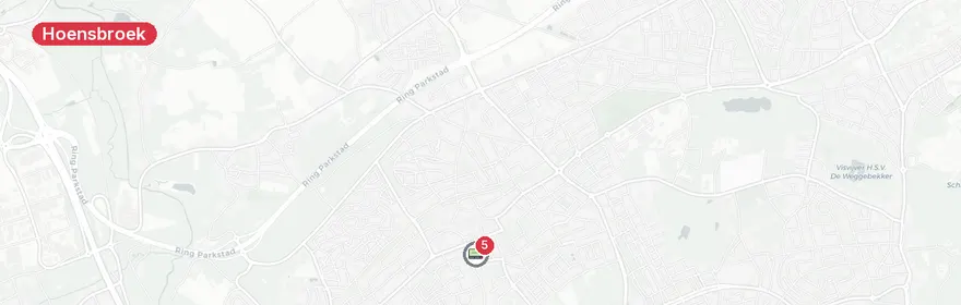 Kaart van Verkeersongeval met letsel Burgemeester Kessenplein Hoens...