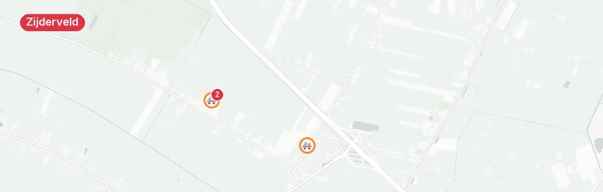 Kaart van Verkeersongeval met letsel Diefdijk Zijderveld