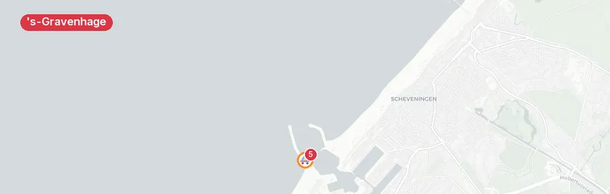Kaart van Watersporter in nood Zuidelijk Havenhoofd