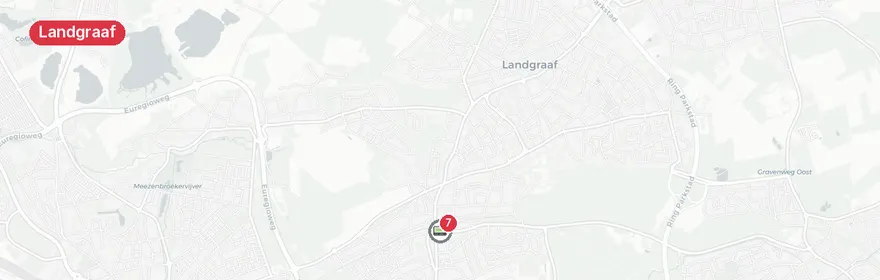 Kaart van Aanrijding fatbike en auto Stationsstraat Landgraaf
