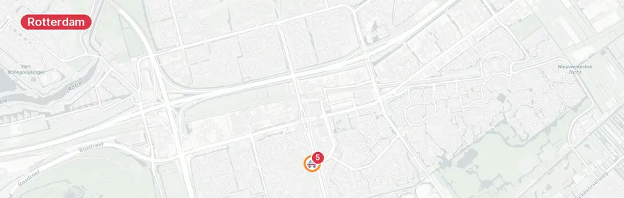 Kaart van Reanimatie Henri Eversstraat Rotterdam
