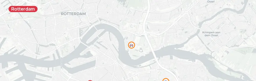Kaart van Medische noodsituaties Achterdonk Rotterdam
