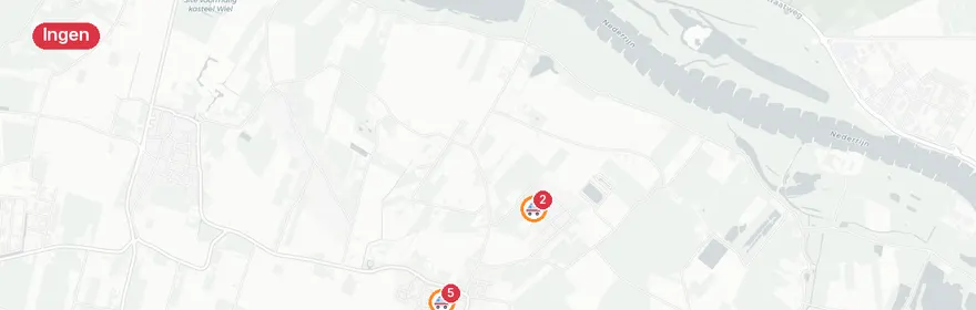 Kaart van Aanrijding met letsel N835 Zwarte Paard Ingen