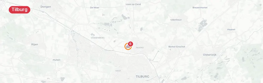 Kaart van Ernstig verkeersongeval Stappegoorweg Tilburg