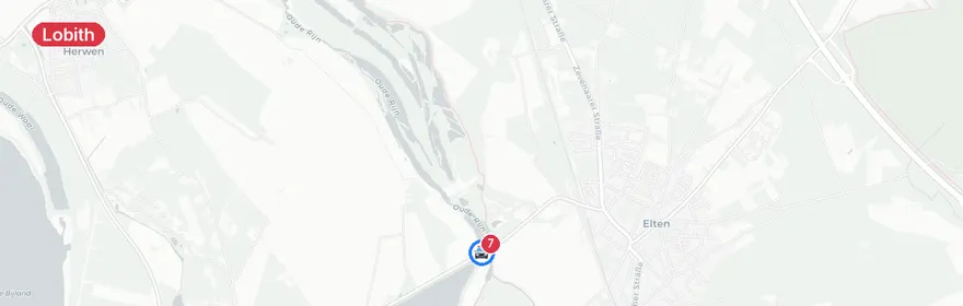 Kaart van Motorrijder overleden bij eenzijdig ongeval Eltenseweg Lo...