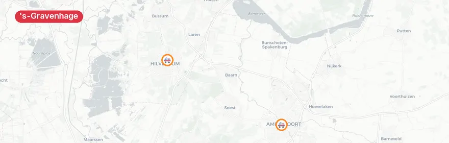 Kaart van Meervoudige A1-inzetten De Savornin Lohmanpad
