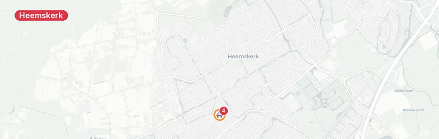 Kaart van Reanimatie Jan van Kuikweg Heemskerk