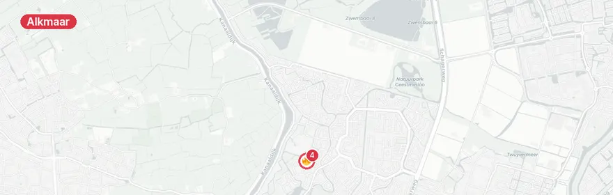 Kaart van Buitenbrand Beugelstraat Alkmaar