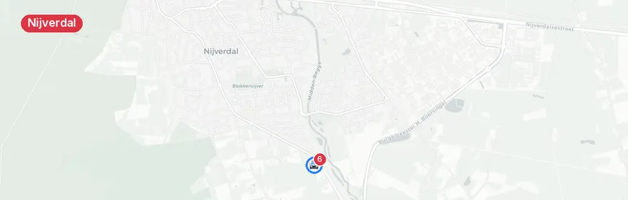 Kaart van Aanrijding met letsel Rijssensestraat Nijverdal