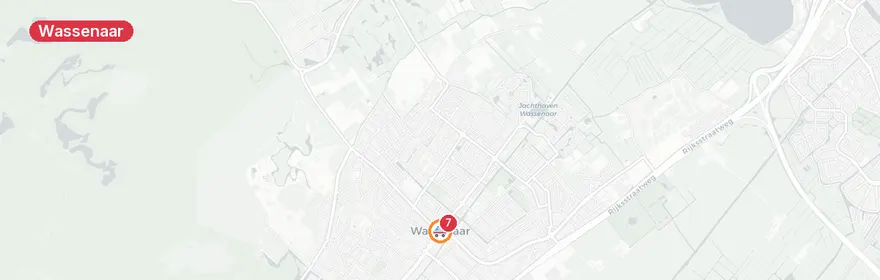 Kaart van Motorscooterrijder (79) overleden bij ongeval N434 Wassenaar