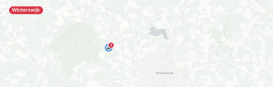Kaart van Aanrijding met letsel Meekertweg Winterswijk