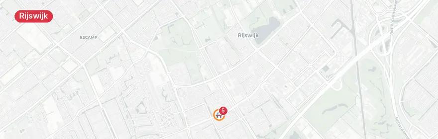 Kaart van Meerdere ambulances Van der Steurlaan, Rijswijk