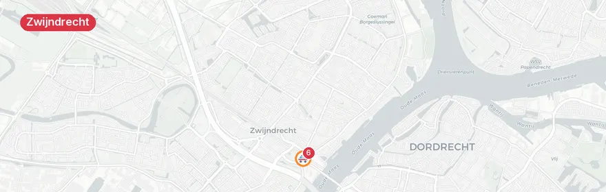 Kaart van Scooterrijder zwaar gewond bij ongeval Lindtsedijk Zwijnd...