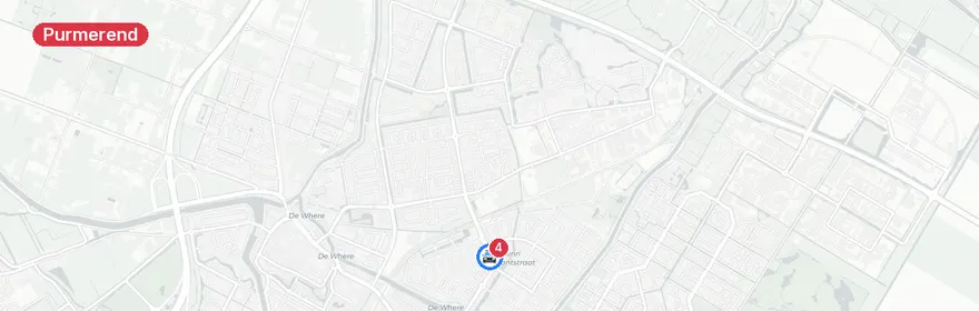 Kaart van Verkeersongeval Churchilllaan Purmerend
