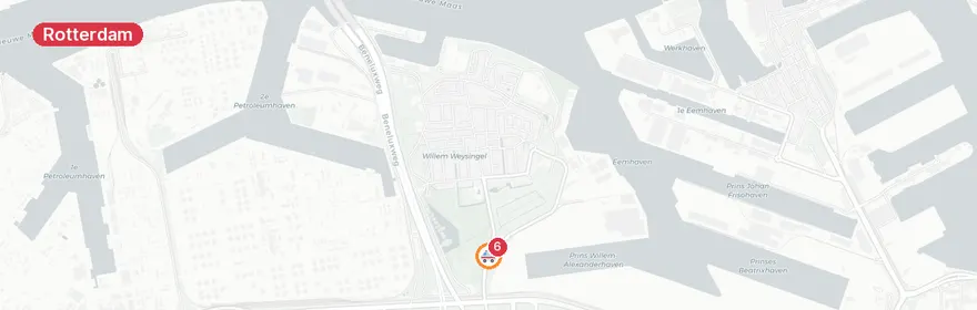 Kaart van Verkeersongeval met letsel Oud Pernisseweg Pernis
