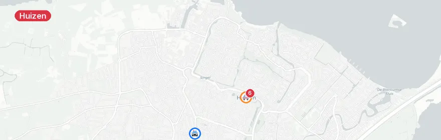 Kaart van Aanrijding met letsel Phohistraat Huizen