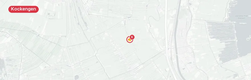 Kaart van Auto te water Portengense Zuwe Kockengen