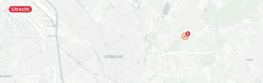 Kaart van Meervoudige A1-ambulancemeldingen Utrecht