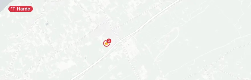 Kaart van GRIP 1 — 'T Harde